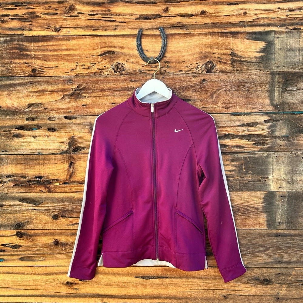 NIKE | Women’s Burgundy Maroon Zip Up Jacket S